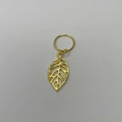 5 Bijoux De Cheveux Feuilles Dorées Tresses Locks