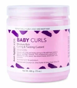 Baby Curls – Curling & Twisting Custard - Aunt Jackie's Kids -Evolve Cosmetiques Aunt Jackies Kids creme coiffante Baby curls curling twisting custard