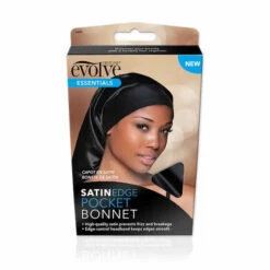 Evolve Bonnet Tube Satin Pour Locks Et Tresses -Evolve Cosmetiques Bonnet protection locks