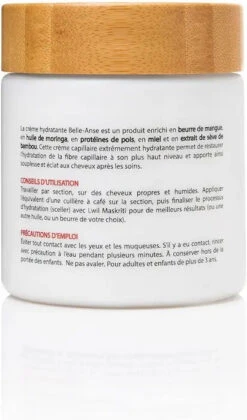 Crème Hydratante Belle-Anse - EvasHair -Evolve Cosmetiques EvasHair Creme Hydratante Belle Anse utilisation