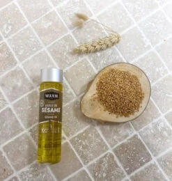 Huile Végétale De Sésame Bio - WAAM -Evolve Cosmetiques Huile de sesame bio waam