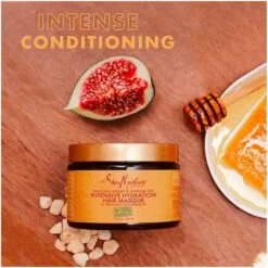 Masque Hydratant Intense - Miel De Manuka & Huile De Mafura - Shea Moisture -Evolve Cosmetiques Masque cheveux secs Shea Moisture Manuka Honey Mafura Oil Intensive Hydration Hair 1