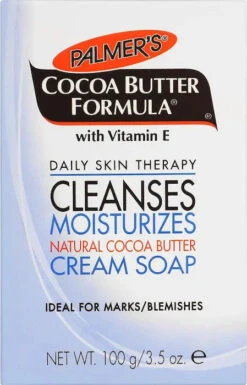 Savon Doux Hydratant - Palmer's Cocoa Butter -Evolve Cosmetiques Palmers Cocoa savon cacao vitamine e 100g Soap