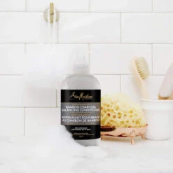 Après-Shampooing - African Black Soap Charcoal Balancing Conditioner - Shea Moisture -Evolve Cosmetiques Shea Moisture Bamboo Charcoal Balancing Conditioner African Black Soap