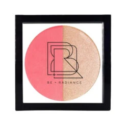 Blush Enlumineur Duo COLOR+GLOW - BE+RADIANCE 17 Blush Enlumineur Duo COLOR+GLOW - BE+RADIANCE -Evolve Cosmetiques be radiance color glow blush enlumineur probiotiques n 01 pink