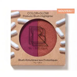 Blush Enlumineur Duo COLOR+GLOW - BE+RADIANCE 19 Blush Enlumineur Duo COLOR+GLOW - BE+RADIANCE -Evolve Cosmetiques be radiance color glow blush enlumineur probiotiques n 06 fushia