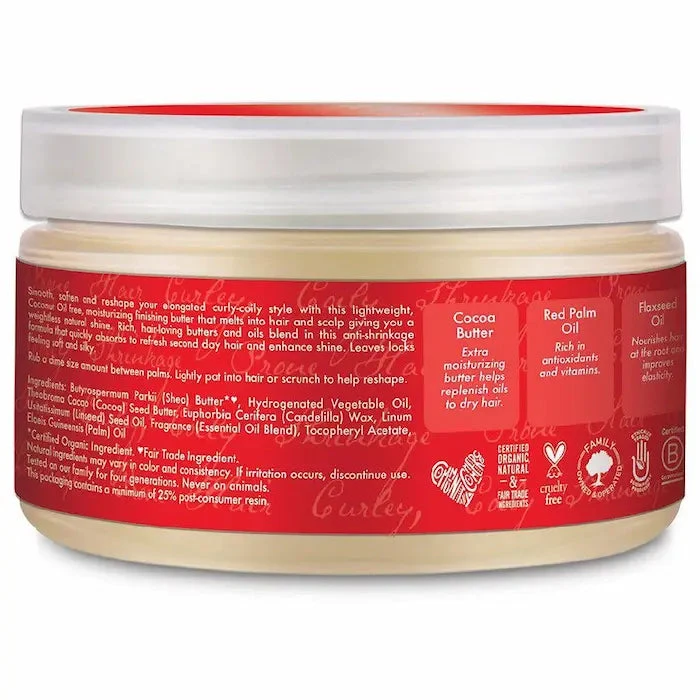 Cire Capillaire Reshapping Shine Butter - Shea Moisture Red Palm Oil Et Cocoa 6 Cire Capillaire Reshapping Shine Butter - Shea Moisture Red Palm Oil Et Cocoa – Image 4