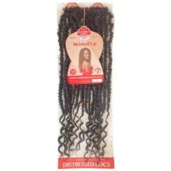 Mèches X-Pression Noires Bonita Summer Splash Locs - Outré -Evolve Cosmetiques bonita summer splash locs meches x pression noir naturel 2 outre