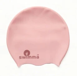 Bonnet De Bain Afro Kids - Swimma Caps -Evolve Cosmetiques bonnet bain cheveux long afro kids swimma caps dusty pink