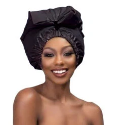 Bonnet De Douche Noir- Janet Collection