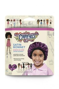 Bonnet De Nuit Satin Pour Enfant - Camryn's BFF -Evolve Cosmetiques bonnet en satin enfant camryns bff fl8160 309922