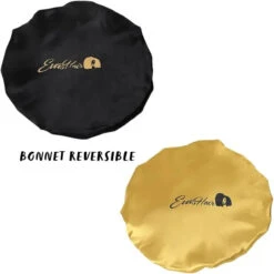 Bonnet Satin Réversible Et Ajustable - Evashair -Evolve Cosmetiques bonnet satin nuit reversible