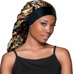 Bonnet Satin Long Braids, Locks Et Tresses - Evolve