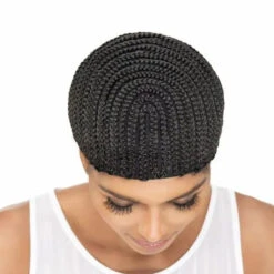 Bonnet Tressé Pour Tissage Ou Crochet Braids -Evolve Cosmetiques bonnet tresse pour pose tissage ou crochet braids noir