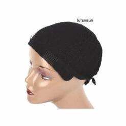 Bonnet Tressé Pour Tissage Ou Crochet Braids -Evolve Cosmetiques bonnet tresse pour tissage ou crochet braids noir interieur