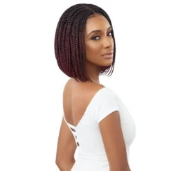 Perruque Tressée Lace 4X4 BOX BRAID BOB - Outré -Evolve Cosmetiques box braids bob perruque lace front outre DR1B2T425