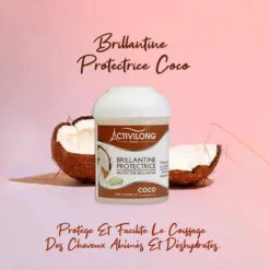 Brillantine Protectrice COCO - Activilong 7 Brillantine Protectrice COCO - Activilong -Evolve Cosmetiques brillantine cheveux activilong coco