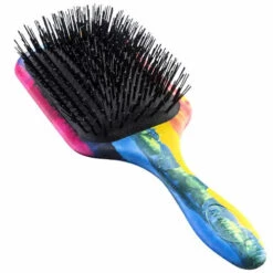 Brosse Démêlante D90L Tangle Tamer Ultra - Denman -Evolve Cosmetiques brosse extension perruque denman Deluxe D90L Tangle Tamer Ultra rainbow