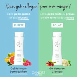 Gel Nettoyant Dermopurifiant - Candès -Evolve Cosmetiques candes quel gel nettoyant clarifiant