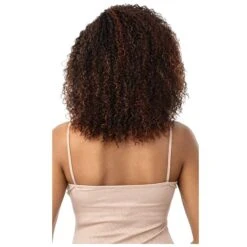 Perruque Lace HD Bouclée CEIDY - Outré -Evolve Cosmetiques ceidy perruque melted hairline outre copper brown dos