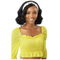 Perruque Converti Cap CELESTIAL WAVES - Outré -Evolve Cosmetiques celestial waves perruque converti cap outre noir 1b face