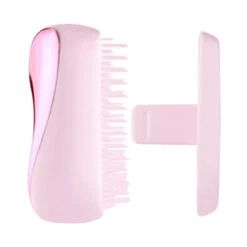 Tangle® Teezer Brosse Démêlante Compact Styler Baby Pink Chrome - Tangle Teezer -Evolve Cosmetiques compact styler baby pink chrome tangle teezer