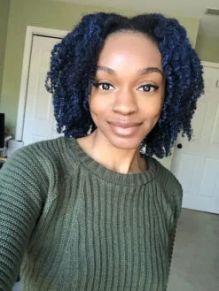 Gelée Curl Color - Coloration Temporaire - As I Am -Evolve Cosmetiques couleur temporaire cheveux bleu 1