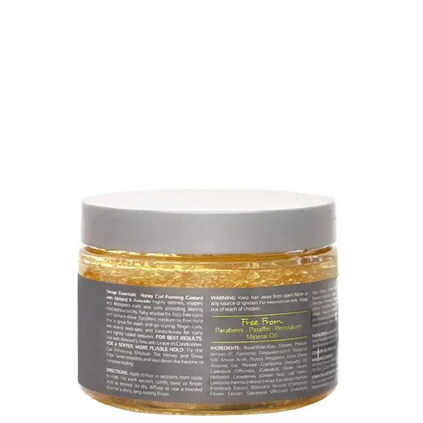 Crème Boucles Miel Et Camomille Honey Custard 354 Gr - Design Essentials 4 Crème Boucles Miel Et Camomille Honey Custard 354 Gr - Design Essentials – Image 2