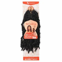 Mèches X-pression WAVY BOMB TWIST 12 Pouces - Outre -Evolve Cosmetiques crochet braids noir outre xpression twisted up wavy bomb twist 12 pouces