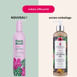 Curl Defining Gel Coiffant - Flora & Curl -Evolve Cosmetiques curl definining gel flora and curl style me cheveux boucles