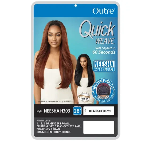Perruque Demi-Tête Yaki Straight Neesha H303 - Outré 7 Perruque Demi-Tête Yaki Straight Neesha H303 - Outré – Image 5