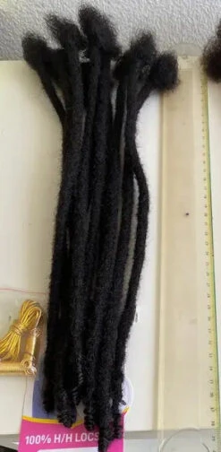Dreadlocks Extensions Naturelles Loc N Roll Braid 12 Pouces - Janet Collection -Evolve Cosmetiques dreadlocks cheveux humains natural black 12 pouces