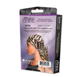 Foulard Satin Wrap Scarf Safari - Evolve -Evolve Cosmetiques evolve satin safari wrap scar 601 boite cote