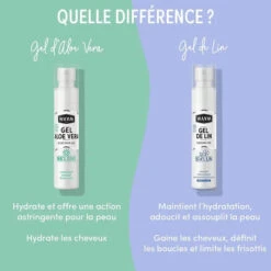 Gel De Lin 100ml - WAAM -Evolve Cosmetiques gel de lin gel aloe differences