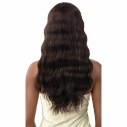 Perruque Lace Front Naturelle HD 24 Pouces HAISLEY - Outré -Evolve Cosmetiques haisley perruque lace front ondulee outre gold label dos