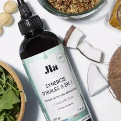 Synergie D'huiles 3-en-1 Pousse Nutrition Réparation - Jia Paris -Evolve Cosmetiques huile pousse cheveux jia paris