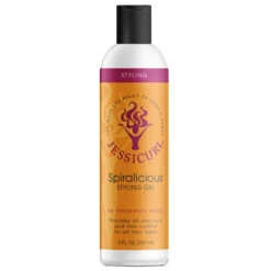 Gel Cheveux Bouclés Fixation Forte Spiralicious - Jessicurl -Evolve Cosmetiques jessicurl spiralicious gel 8oz sans parfum