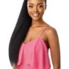 Postiche JUMBO KINKY STRAIGHT - Outré -Evolve Cosmetiques jumbo kinky straight postiche pretty quick wrap pony outre pqwpjks301b noir 1b 948484