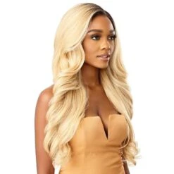 KAMALIA Perruque LACE FRONT WIG - Outré -Evolve Cosmetiques kamalia perruque lace front wig melted hairline outre qlmhkmadr2gibrn dr2 ginger brown 900911