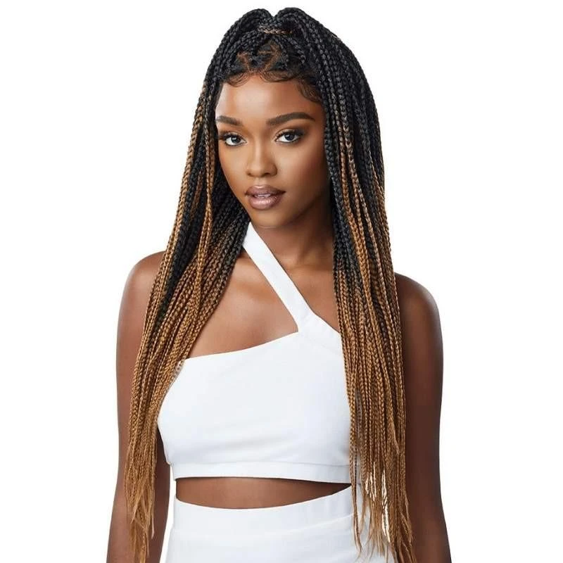 Perruque Lace Wig Tressée Knotless Triangle Part Braids 22 - Outré 4 Perruque Lace Wig Tressée Knotless Triangle Part Braids 22 - Outré – Image 2