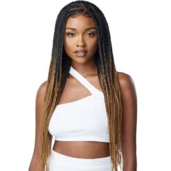 Perruque Lace Wig Tressée Knotless Triangle Part Braids 22 - Outré 11 Perruque Lace Wig Tressée Knotless Triangle Part Braids 22 - Outré -Evolve Cosmetiques knotless triangle part braids perruque tressee lace frontal wig outre qloktpbdr1b2t3027 dr1b2t3027 853516