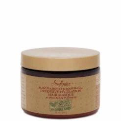 Masque Hydratant Intense - Miel De Manuka & Huile De Mafura - Shea Moisture -Evolve Cosmetiques masque hydratant intense miel manuka huile mafura shea moisture