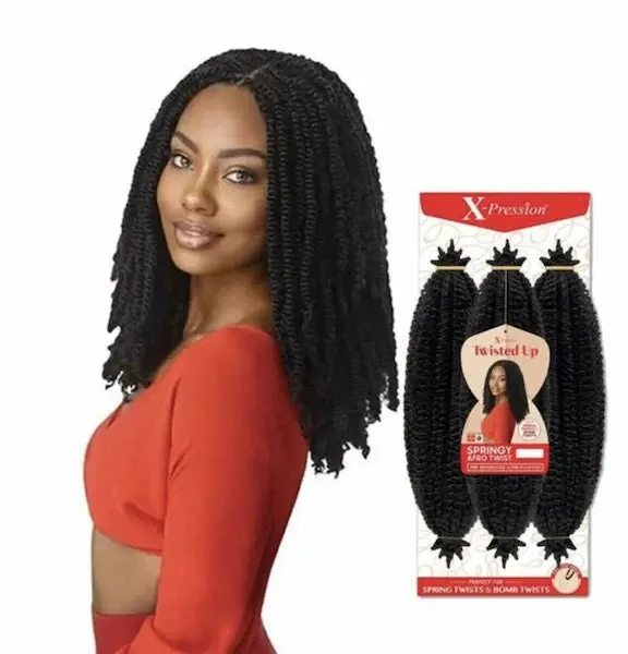 Mèches X-Pression Twisted Up Springy Afro Twist 24 Pouces 3X - Outré 3 Mèches X-Pression Twisted Up Springy Afro Twist 24 Pouces 3X - Outré