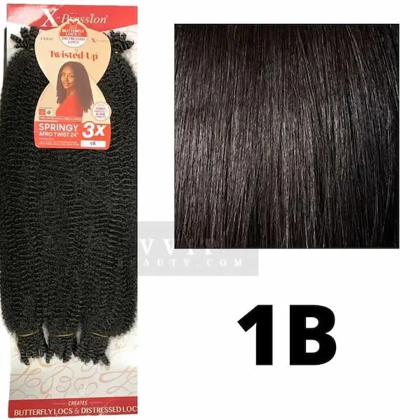 Mèches X-Pression Twisted Up Springy Afro Twist 24 Pouces 3X - Outré 12 Mèches X-Pression Twisted Up Springy Afro Twist 24 Pouces 3X - Outré – Image 10