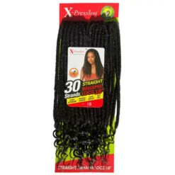 Locks Crochet Straight Bahama Locs 18 Pouces - Outré -Evolve Cosmetiques meches faux locs noir 1b outre