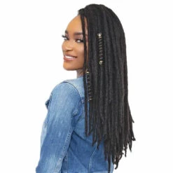 Dreadlocks Extensions Naturelles Loc N Roll Braid 12 Pouces - Janet Collection -Evolve Cosmetiques meches naturelles loc n roll braid 18 pouces janet collection
