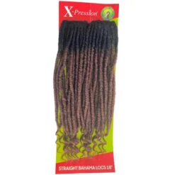 Locks Crochet Straight Bahama Locs 18 Pouces - Outré -Evolve Cosmetiques meches ombre faux locs chocolat om30