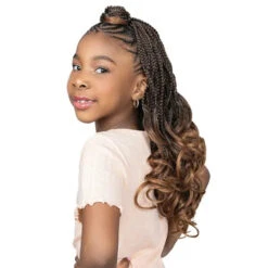 3X Mèches French Curl Pre-Stretched Teeny 32" - Janet Collection 14 3X Mèches French Curl Pre-Stretched Teeny 32" - Janet Collection -Evolve Cosmetiques meches pour braids 3x french curl 32 pouces pour enfants janet collection teeny