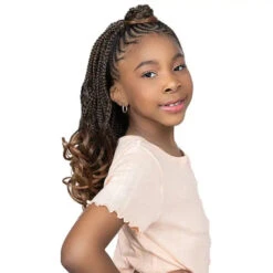 3X Mèches French Curl Pre-Stretched Teeny 32" - Janet Collection 16 3X Mèches French Curl Pre-Stretched Teeny 32" - Janet Collection -Evolve Cosmetiques meches pour braids french curl 3x 32 pouces pour enfants janet collection teeny