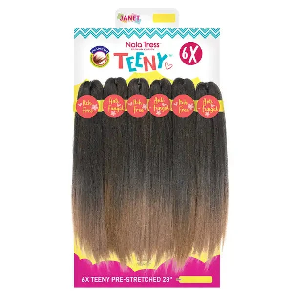 6X Mèches Pre-Stretched Teeny Braid 28" - Janet Collection 7 6X Mèches Pre-Stretched Teeny Braid 28" - Janet Collection – Image 5